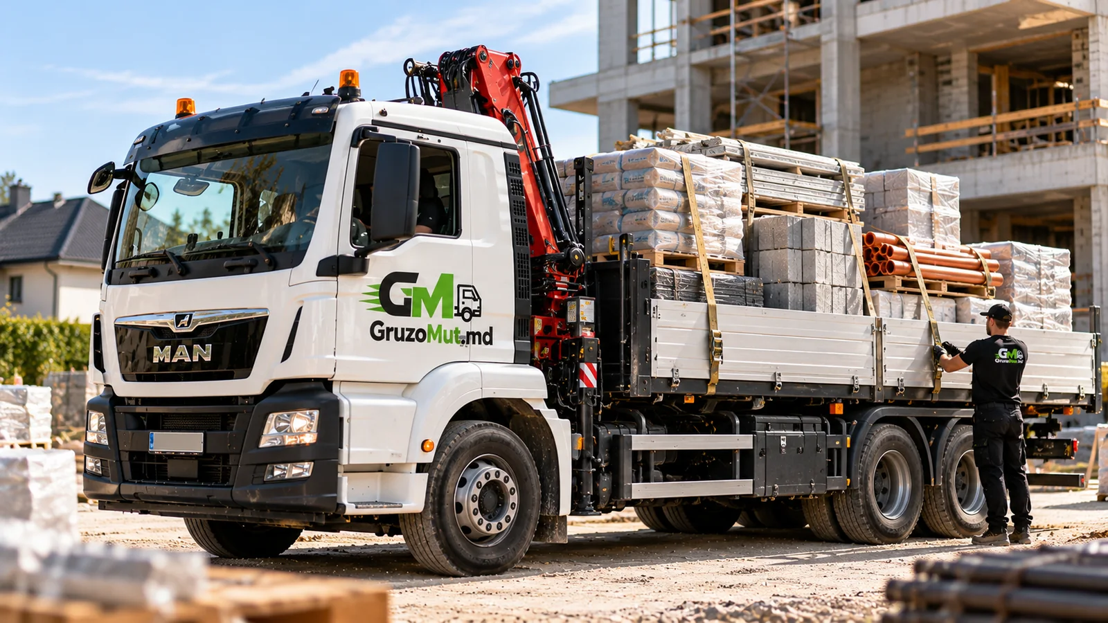 Transport materiale de construcții GruzoMut